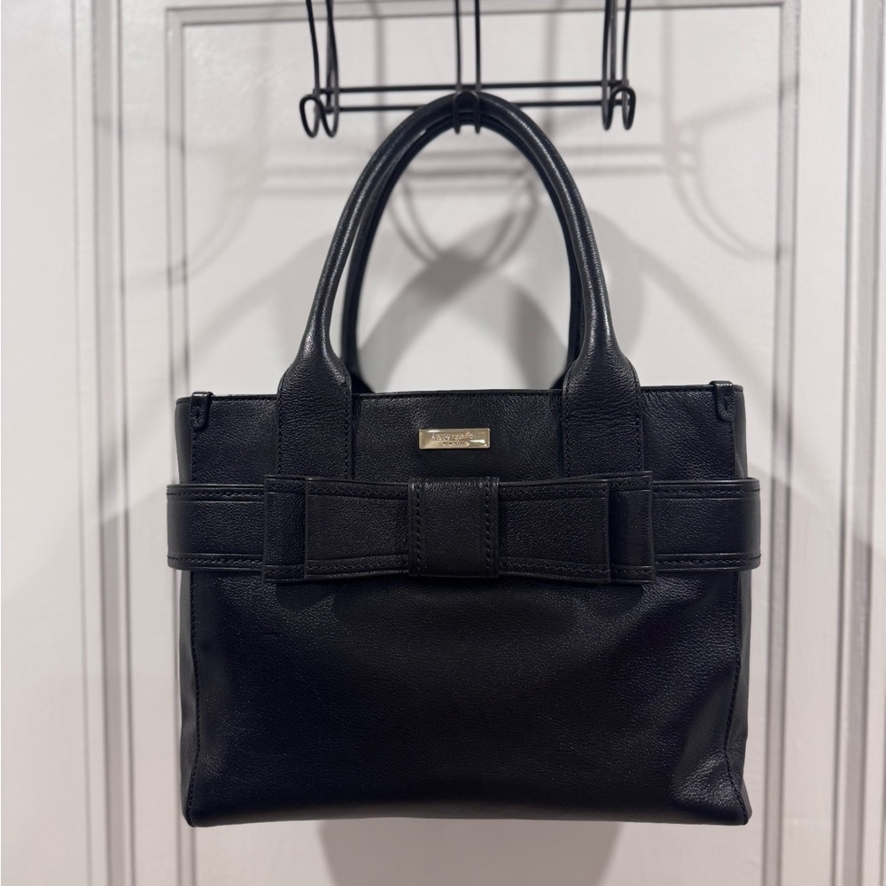 Kate Spade Elegant Black Bow Satchel